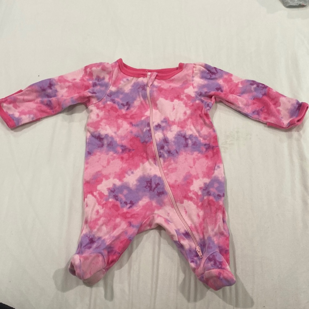 Pajama Wonder nation, NB newborn color pink and purple